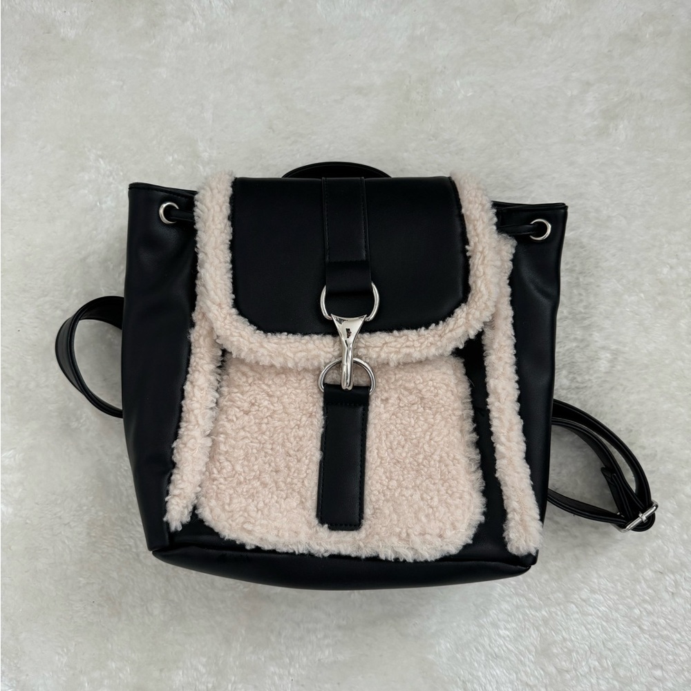 Black and Cream Backpack